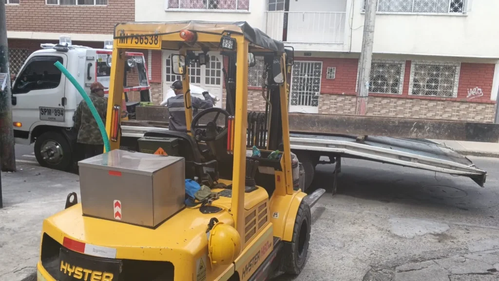 Alquiler de montacargas a gas en Bogotá